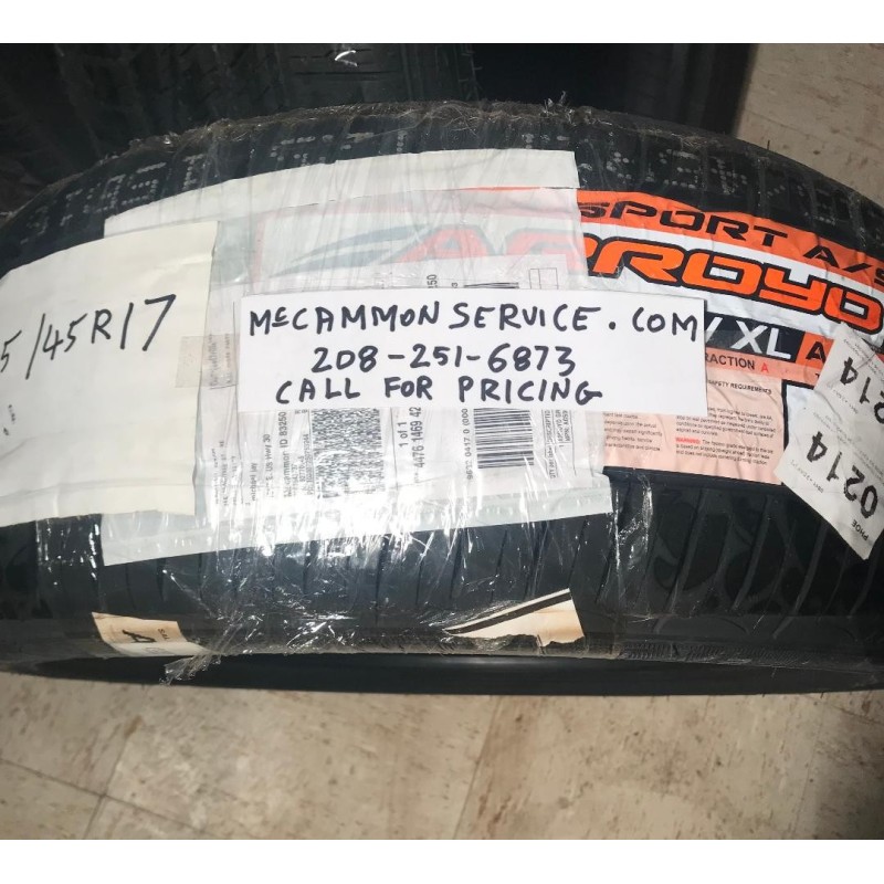 McCammonservice.com Tire T215-45-R17 please call for current pricing